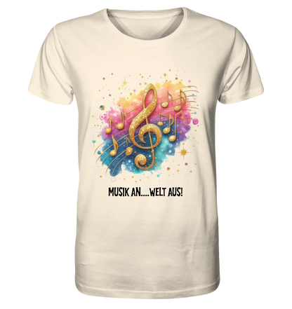 25 designs to choose from • Fantasy Music Notes • Notes • Music • Unisex Premium T-Shirt XS-5XL made of organic cotton for women &amp; men • Exclusive design • personalized