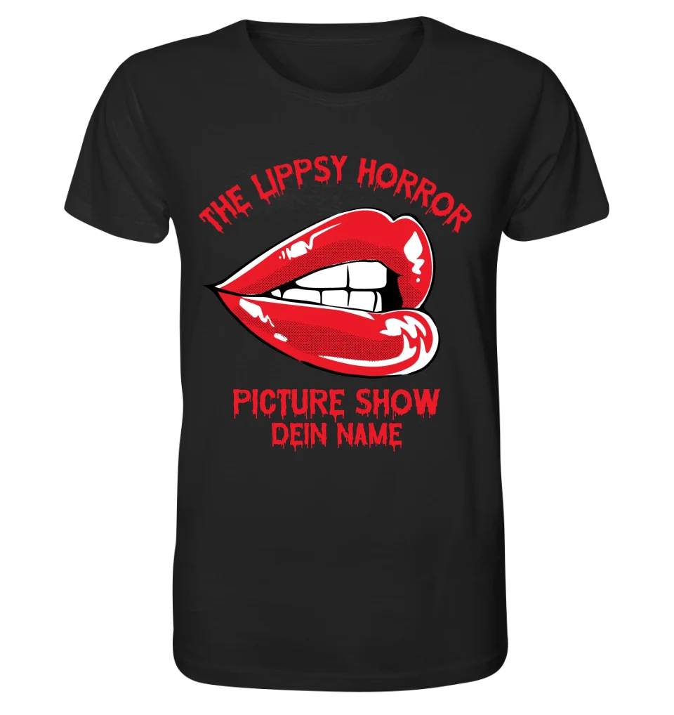 The Spooky, Ducky oder Lippsy Horror Picture Show + Name • Skateboard • Unisex Premium T-Shirt XS-5XL aus Bio-Baumwolle für Damen & Herren • Exklusivdesign • personalisiert • Halloween