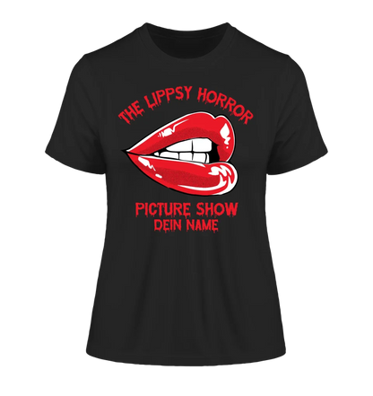 The Spooky, Ducky or Lippsy Horror Picture Show + Name • Ladies Premium T-Shirt XS-2XL made of organic cotton for women • Exclusive design • personalized • Halloween