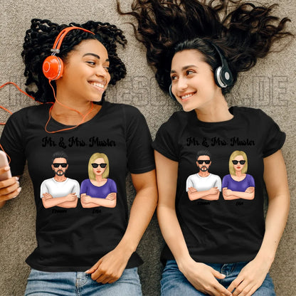 5in1: Cool Couple - Ladies Premium T-Shirt XS-2XL aus Bio-Baumwolle für Damen