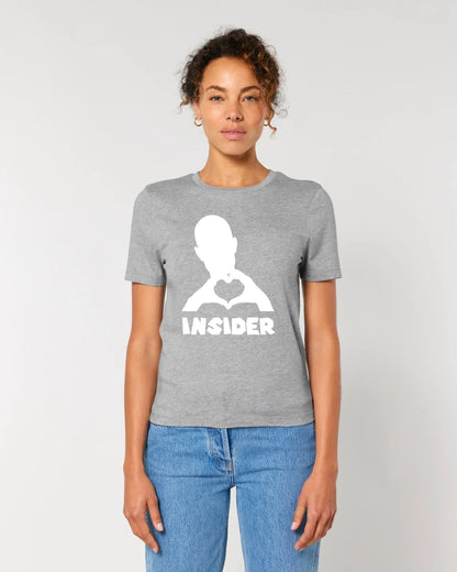 Keine Frage, ich liebe Dich auch! • Insider White • personalisierter Text • Ladies Premium T-Shirt XS-2XL aus Bio-Baumwolle für Damen • Exklusivdesign • personalisiert • Motivauswahl • personalisierbar copy