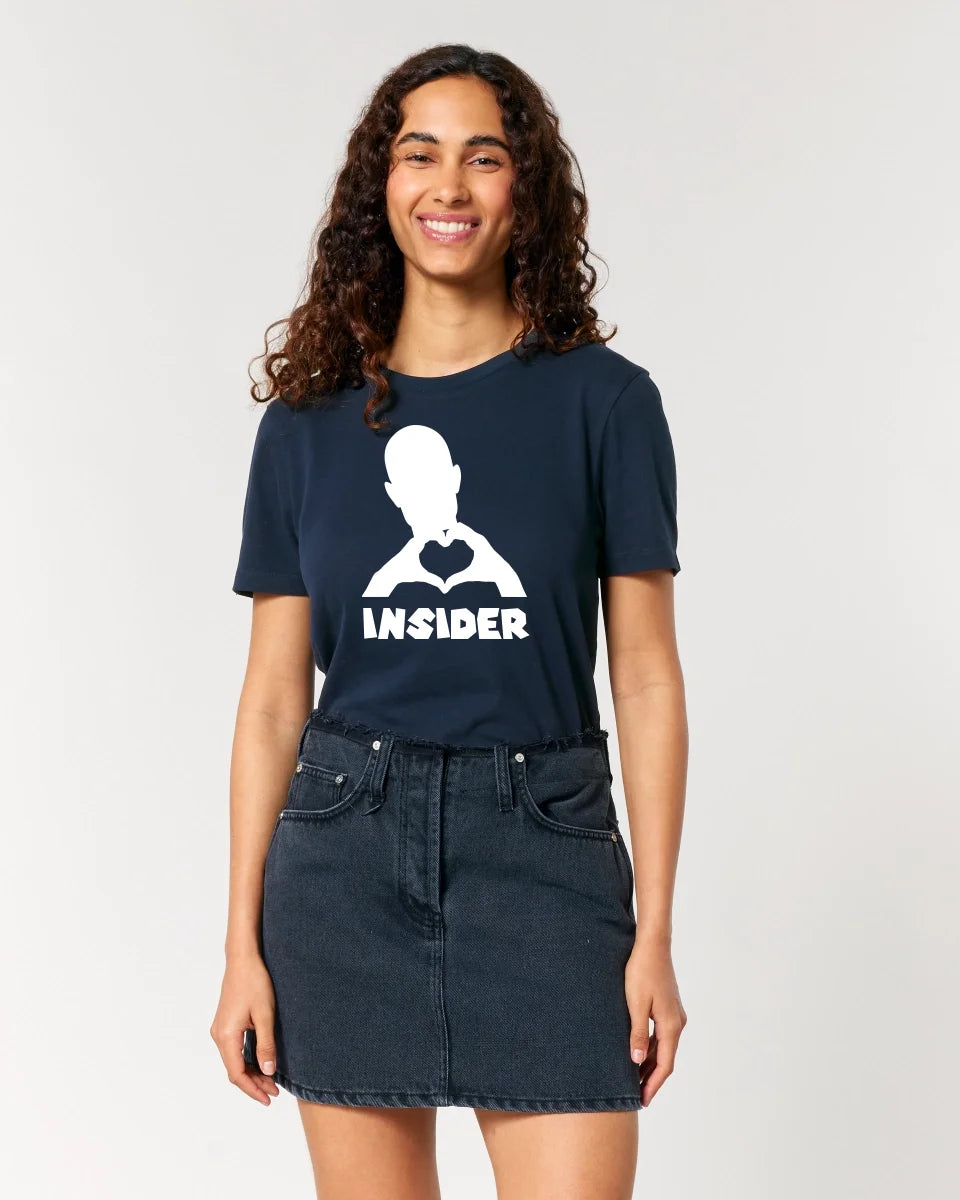 Keine Frage, ich liebe Dich auch! • Insider White • personalisierter Text • Ladies Premium T-Shirt XS-2XL aus Bio-Baumwolle für Damen • Exklusivdesign • personalisiert • Motivauswahl • personalisierbar copy