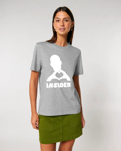 Keine Frage, ich liebe Dich auch! • Insider White • personalisierter Text • Unisex Premium T-Shirt XS-5XL aus Bio-Baumwolle für Damen & Herren • Exklusivdesign • personalisiert