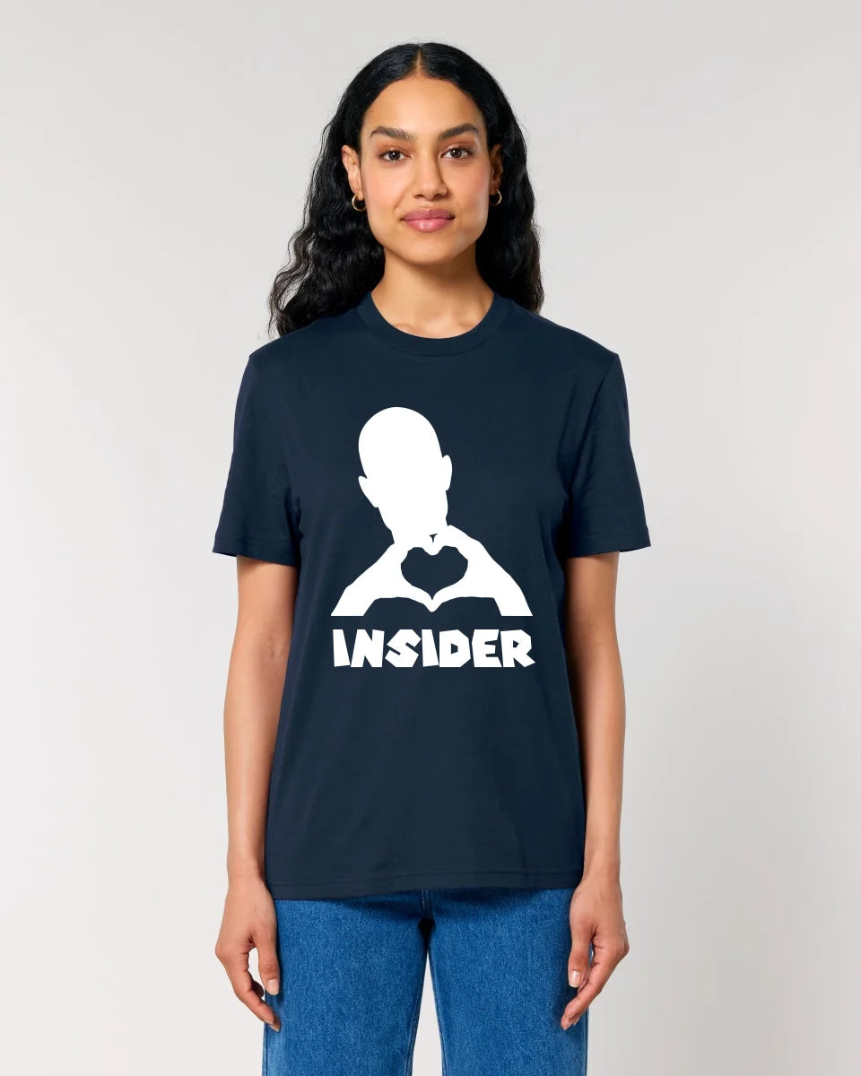 Keine Frage, ich liebe Dich auch! • Insider White • personalisierter Text • Unisex Premium T-Shirt XS-5XL aus Bio-Baumwolle für Damen & Herren • Exklusivdesign • personalisiert