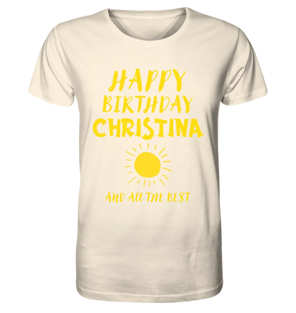 For your birthday with your desired name - Unisex Premium T-Shirt XS-5XL made of organic cotton for women &amp; men