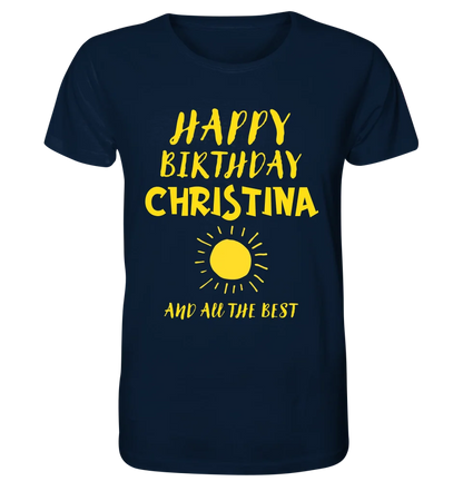 For your birthday with your desired name - Unisex Premium T-Shirt XS-5XL made of organic cotton for women &amp; men