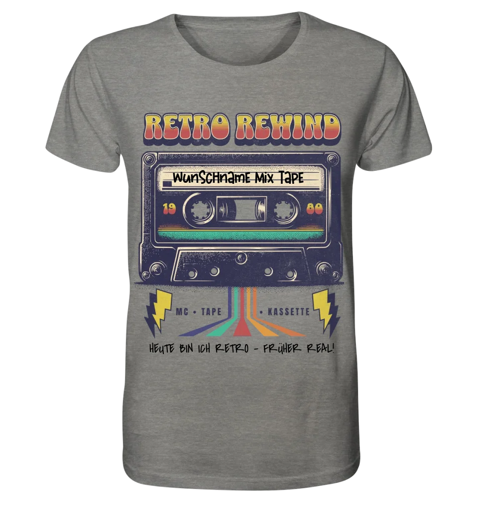 Retro MC 1960 bis 1999 + Wunschtext • Unisex Premium T-Shirt XS-5XL aus Bio-Baumwolle für Damen & Herren • Exklusivdesign • personalisiert