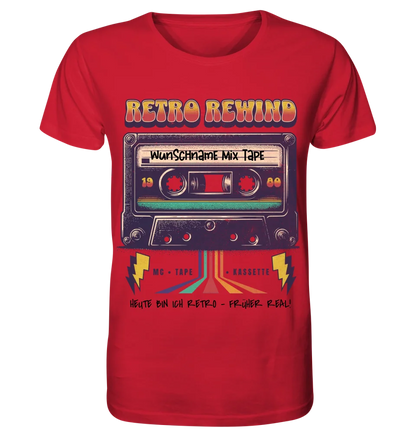 Retro MC 1960 bis 1999 + Wunschtext • Unisex Premium T-Shirt XS-5XL aus Bio-Baumwolle für Damen & Herren • Exklusivdesign • personalisiert