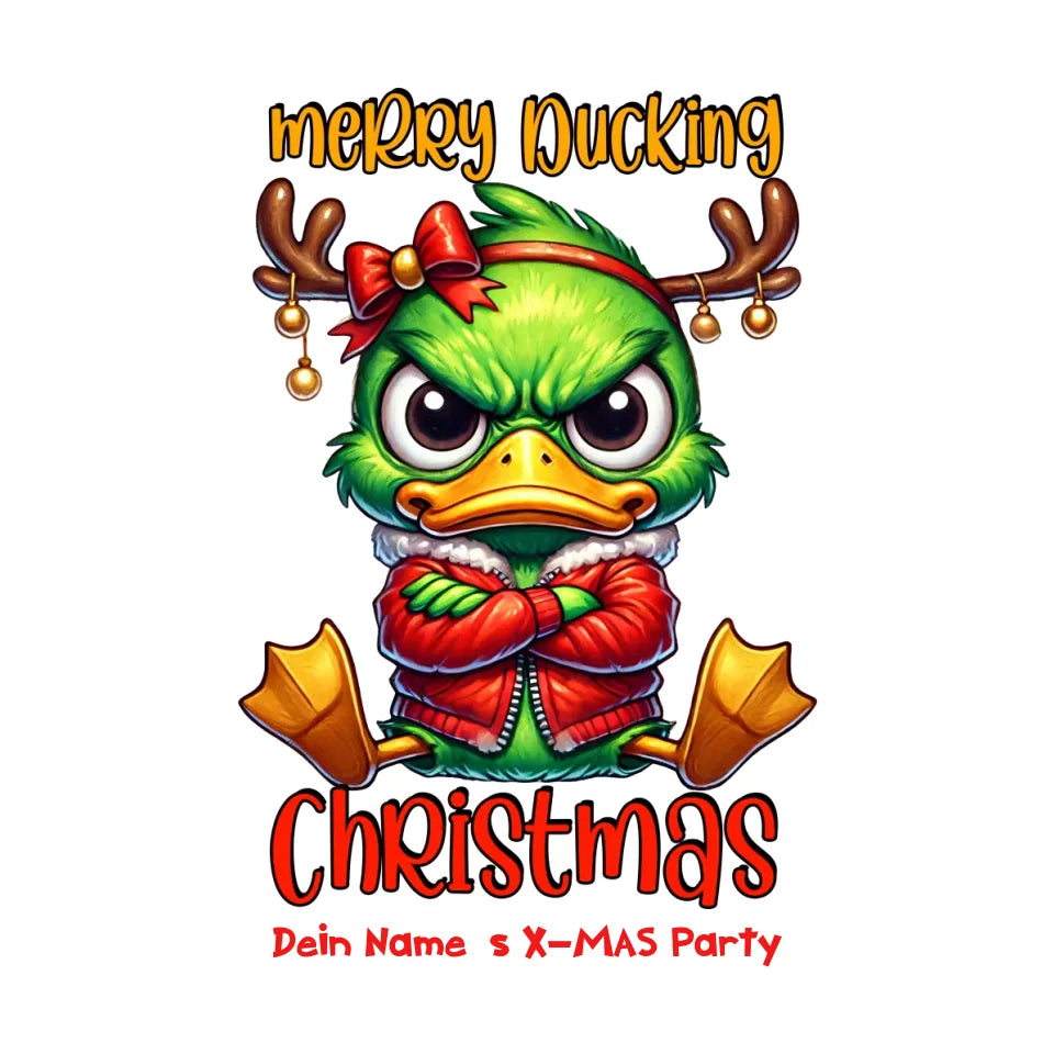 Kollektion: X-MAS Grinchmas Ducks mehrere Motive möglich • Enten • personalisiert • diverse Artikel • exklusives Design