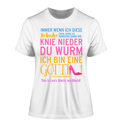 8in1-Kollektion: Immer wenn ich Schuhe + Wunschtext • 4 Motive weiß/Bunt wählbar • Göttin • personalisiert • diverse Artikel