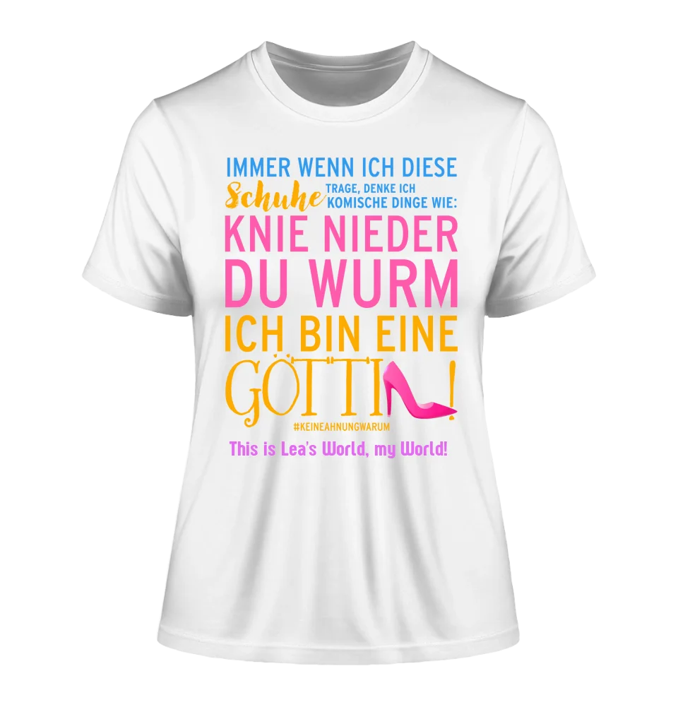 8in1-Kollektion: Immer wenn ich Schuhe + Wunschtext • 4 Motive weiß/Bunt wählbar • Göttin • personalisiert • diverse Artikel