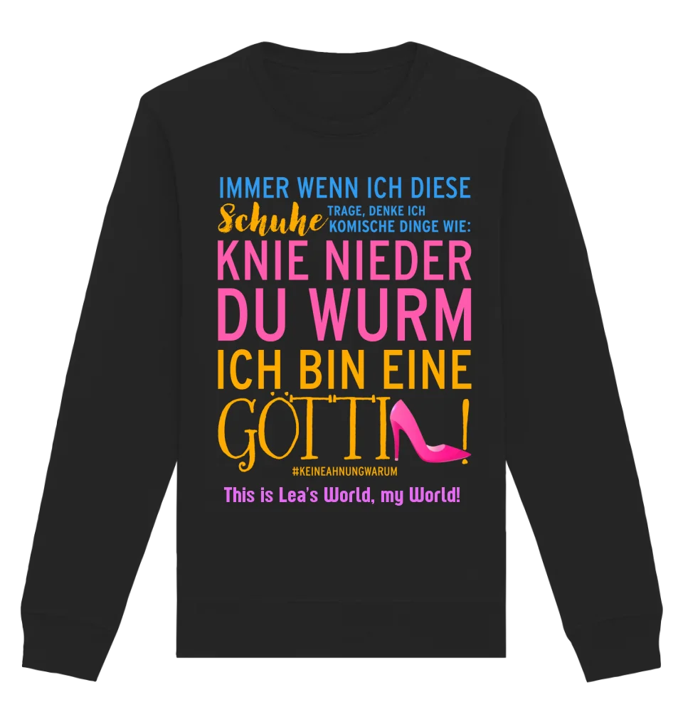 8in1-Kollektion: Immer wenn ich Schuhe + Wunschtext • 4 Motive weiß/Bunt wählbar • Göttin • personalisiert • diverse Artikel