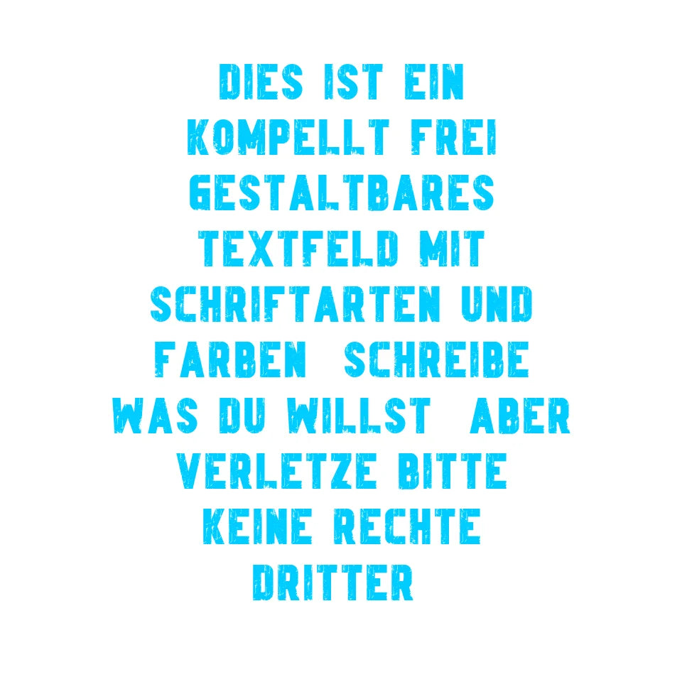 8in1-Kollektion: TEXTBLOCK • Dein Wunschtext - diverse Farben • personalisiert • diverse Artikel