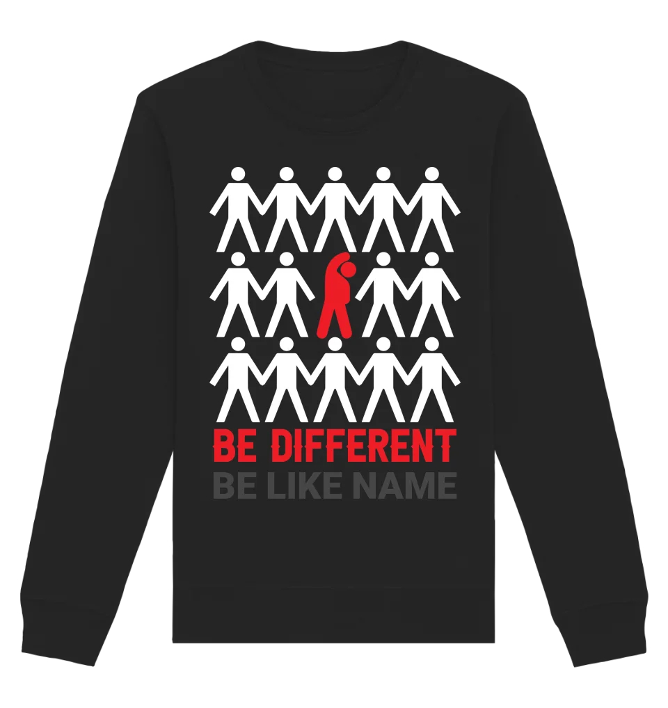 8in1-Kollektion: Be different + Wunschtext • 14 verschiedene Farben • personalisiert • diverse Artikel