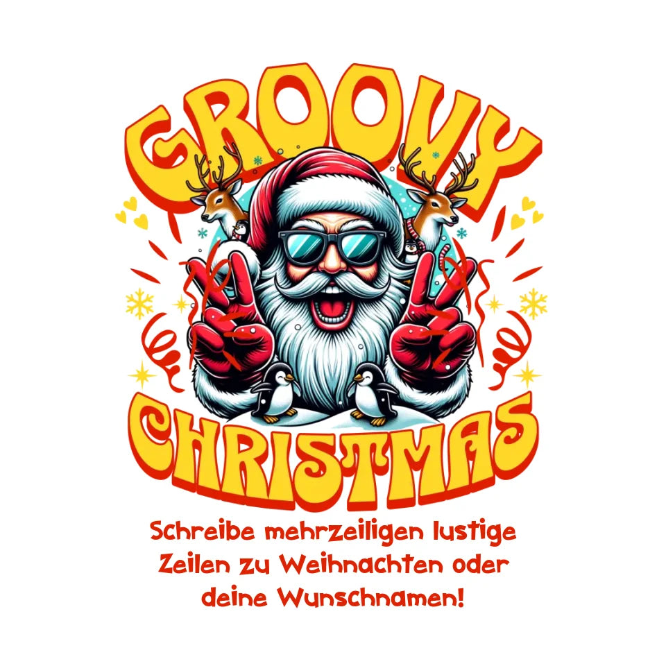 8in1-Kollektion: Groovy Christmas + Wunschtext • personalisiert • diverse Artikel • X-Mas