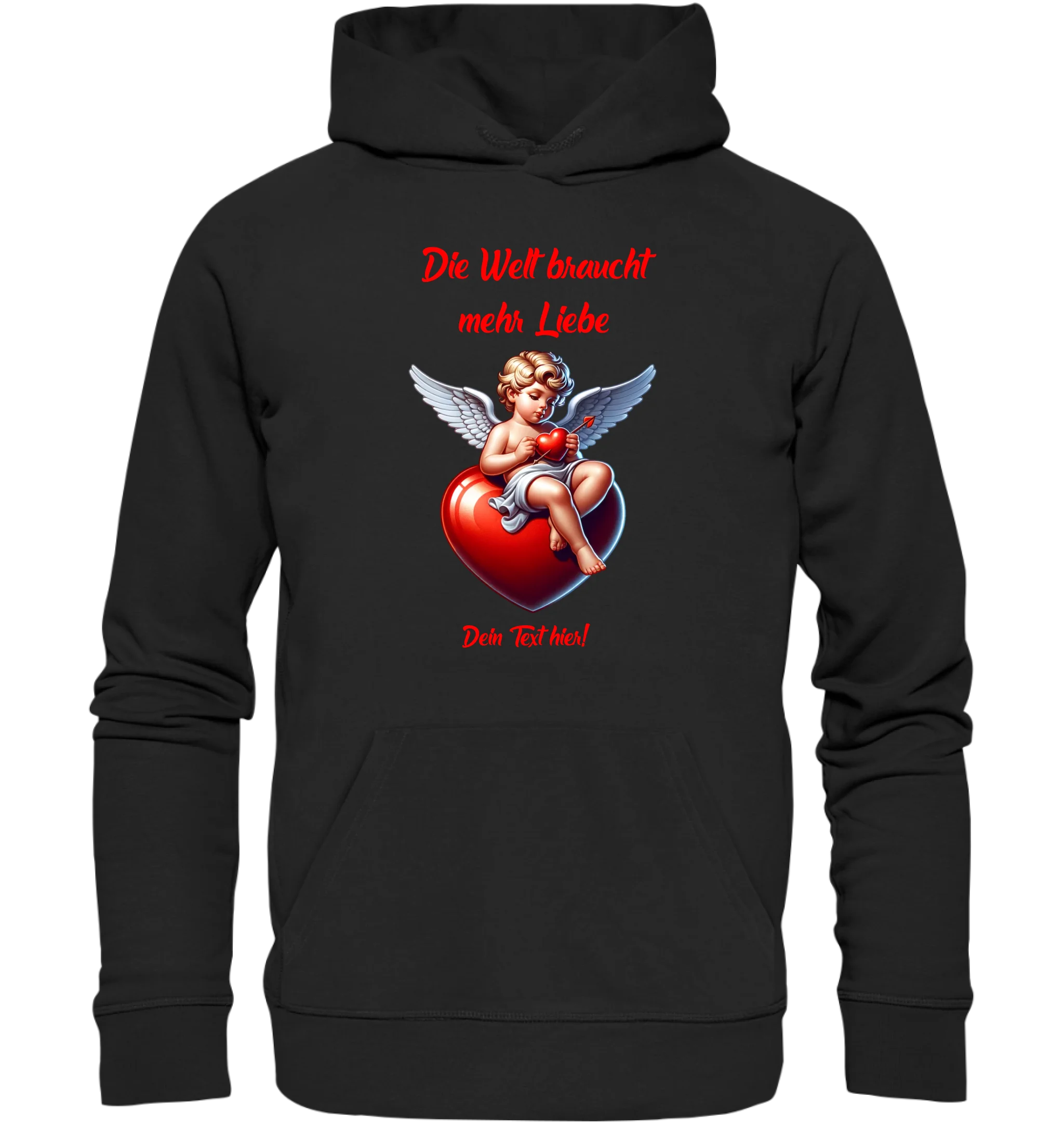 Mehr Liebe • Valentinstag • Unisex Premium Hoodie XS-5XL aus Bio-Baumwolle für Damen & Herren