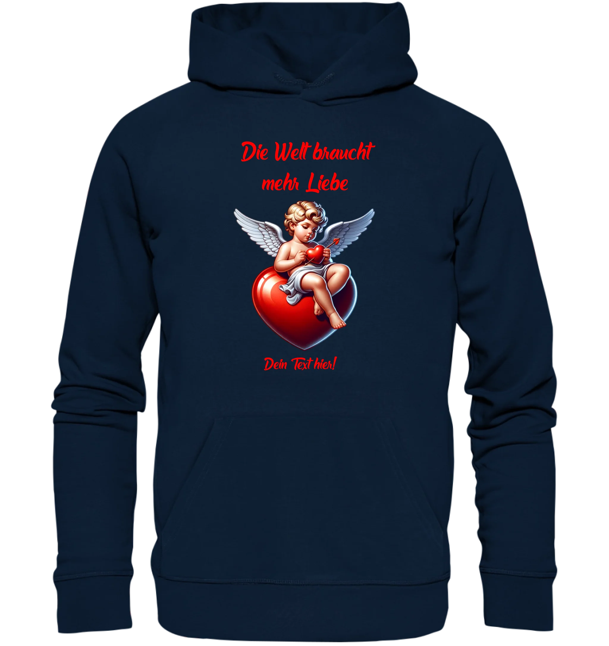 Mehr Liebe • Valentinstag • Unisex Premium Hoodie XS-5XL aus Bio-Baumwolle für Damen & Herren