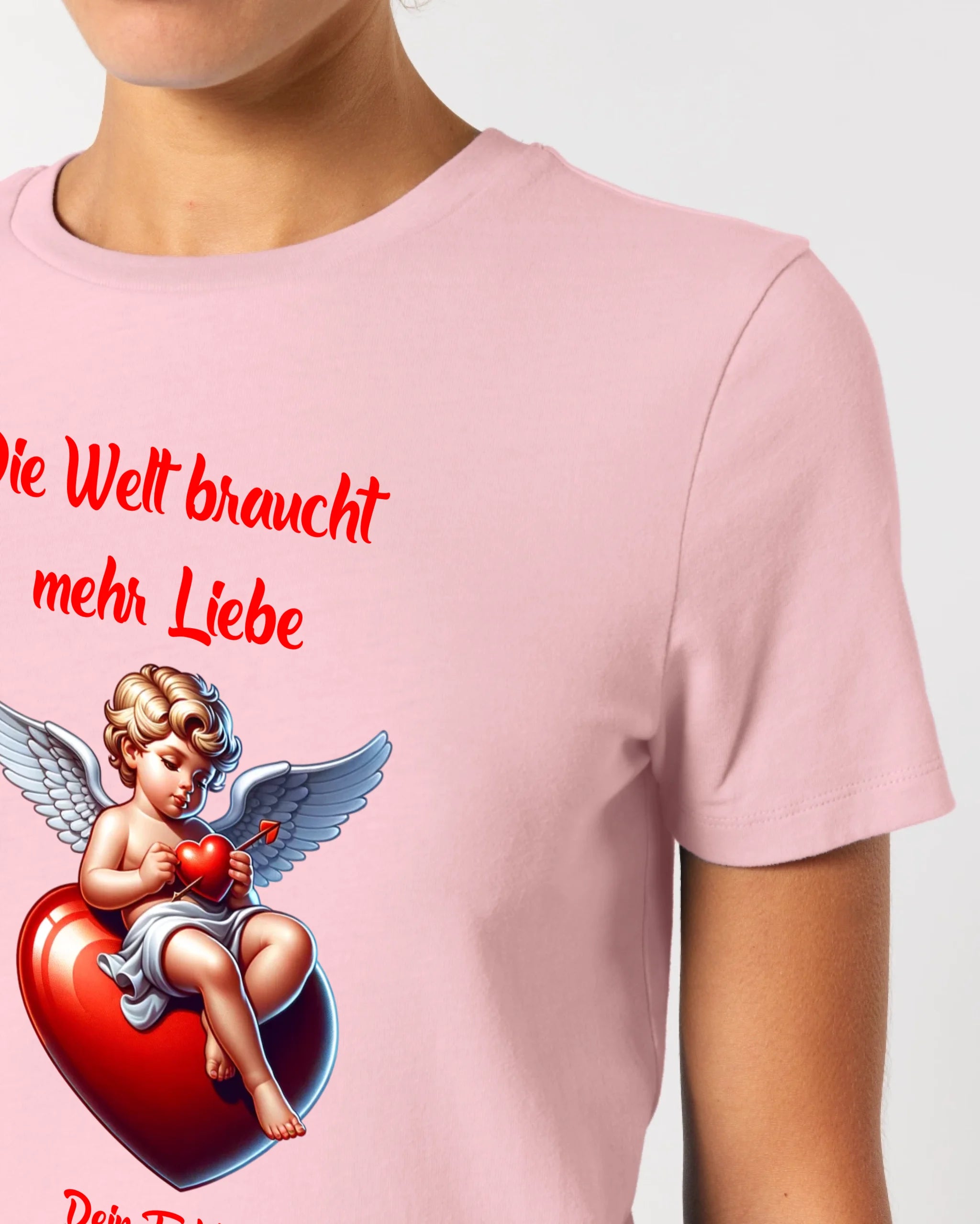 Mehr Liebe • Valentinstag • Ladies Premium T-Shirt XS-2XL aus Bio-Baumwolle für Damen • Exklusivdesign • personalisiert