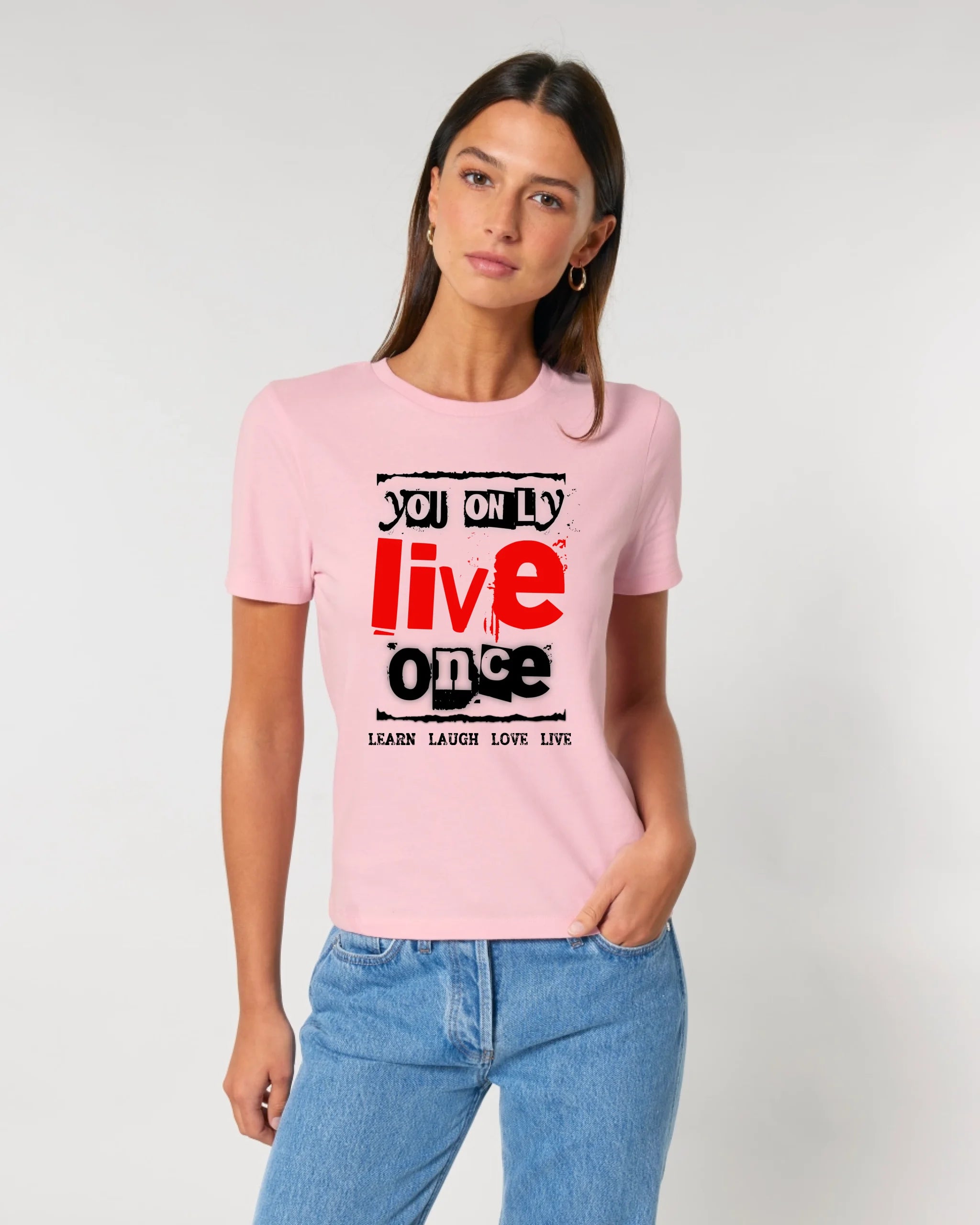 4in1-Kollektion: You only live once • für Damen & Herren • Exklusivdesign • personalisiert oder ohne Personalisierung