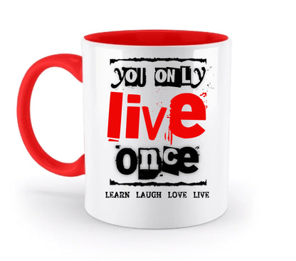 4in1-Kollektion: You only live once • für Damen & Herren • Exklusivdesign • personalisiert oder ohne Personalisierung