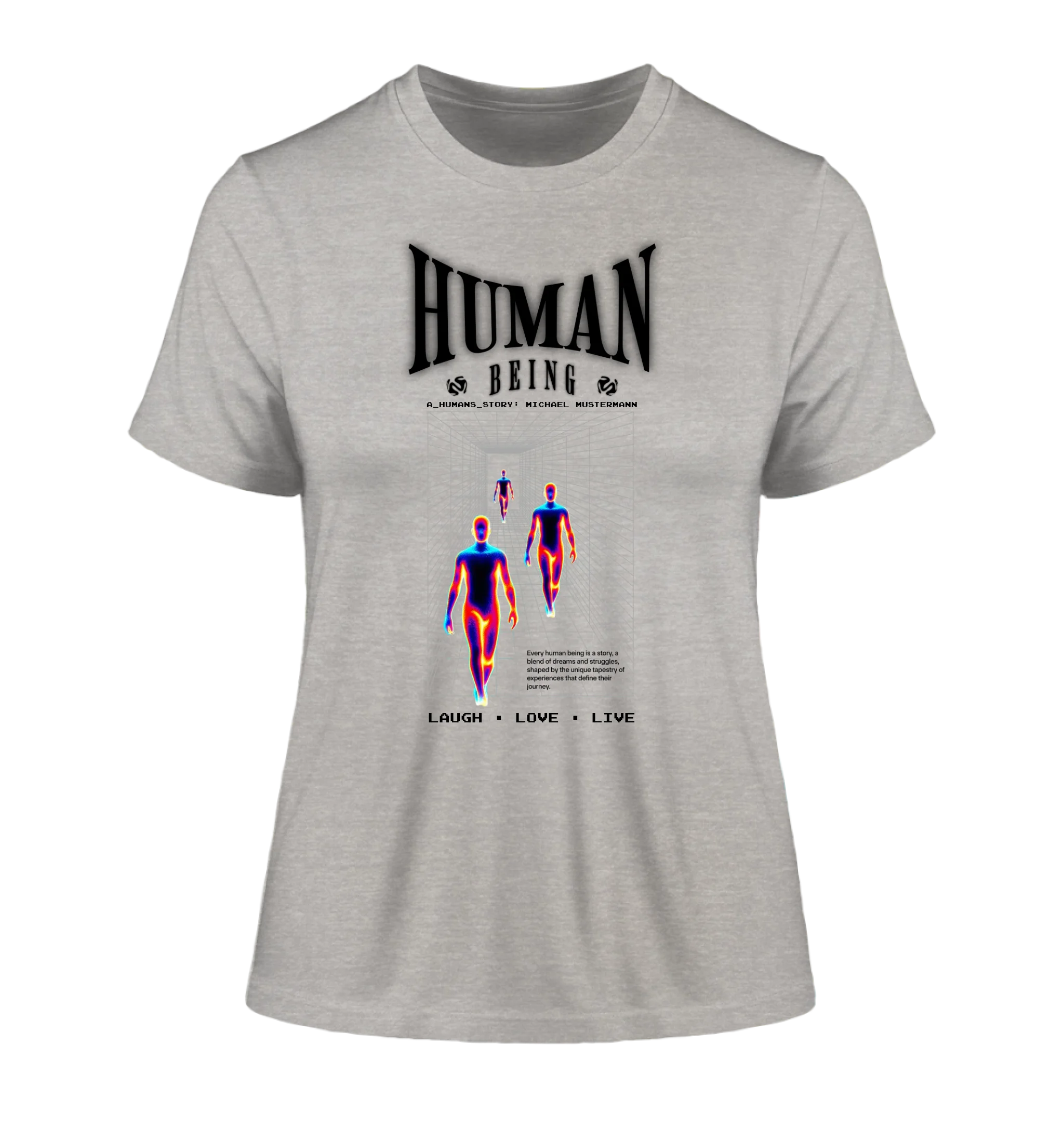 4in1-Kollektion: Human being• für Damen & Herren • Exklusivdesign • personalisiert oder ohne Personalisierung