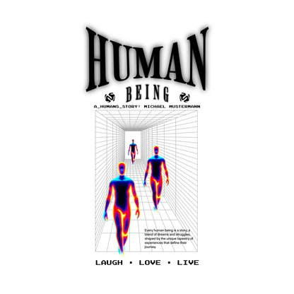 4in1-Kollektion: Human being• für Damen & Herren • Exklusivdesign • personalisiert oder ohne Personalisierung