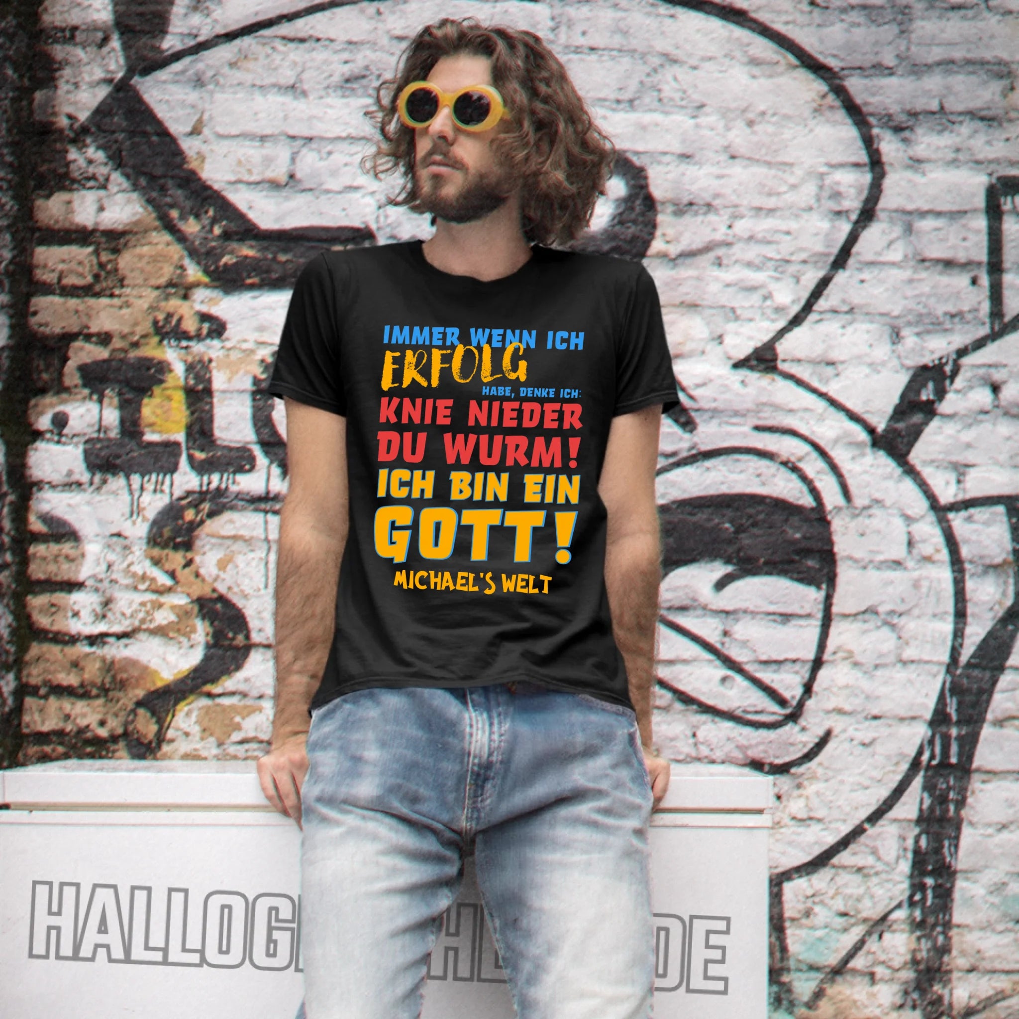 Immer wenn ich Erfolg • Gott • Unisex Premium T-Shirt XS-5XL aus Bio-Baumwolle für Damen & Herren • Exklusivdesign • personalisiert