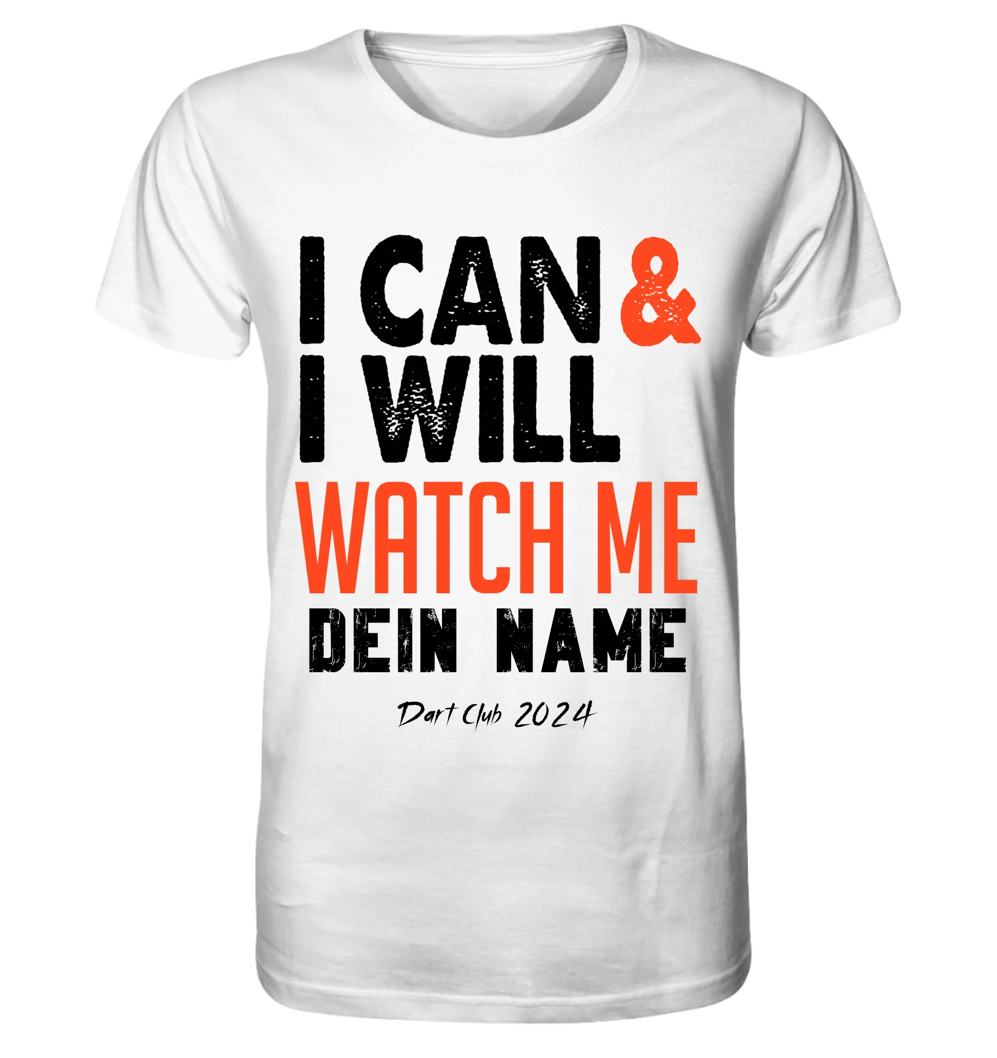 I CAN & I WILL • Unisex Premium T-Shirt XS-5XL aus Bio-Baumwolle für Damen & Herren • Exklusivdesign • personalisiert