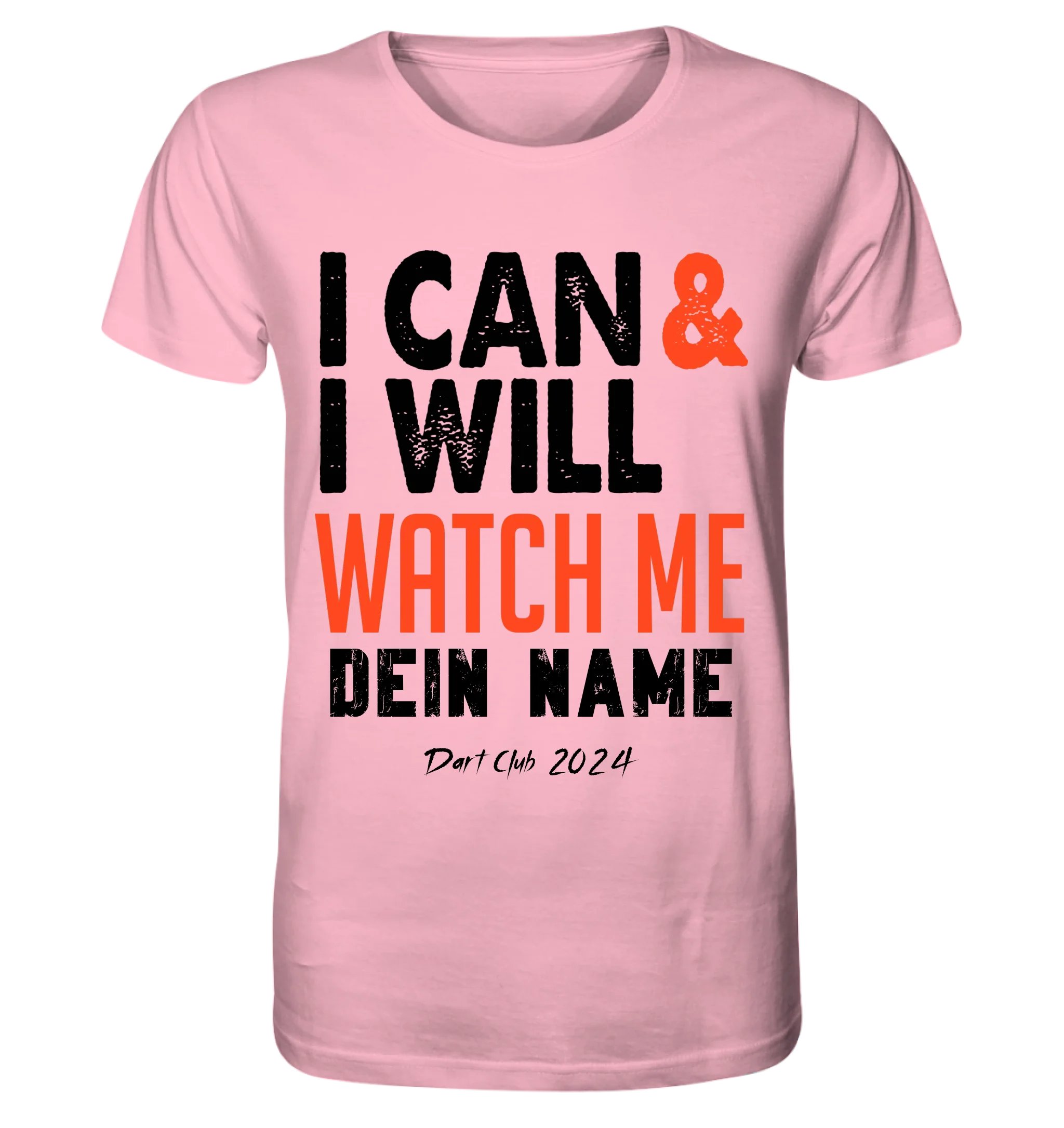 I CAN & I WILL • Unisex Premium T-Shirt XS-5XL aus Bio-Baumwolle für Damen & Herren • Exklusivdesign • personalisiert