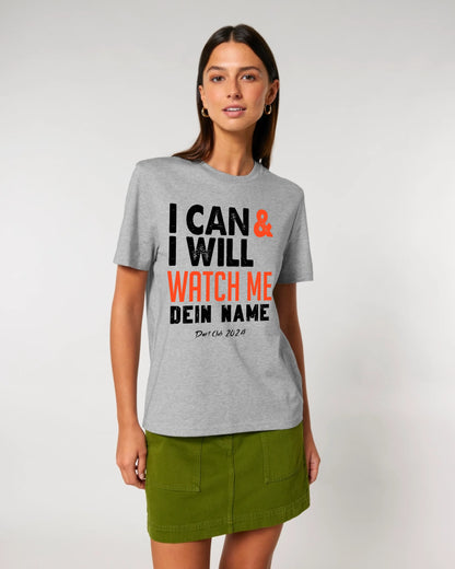 I CAN & I WILL • Unisex Premium T-Shirt XS-5XL aus Bio-Baumwolle für Damen & Herren • Exklusivdesign • personalisiert