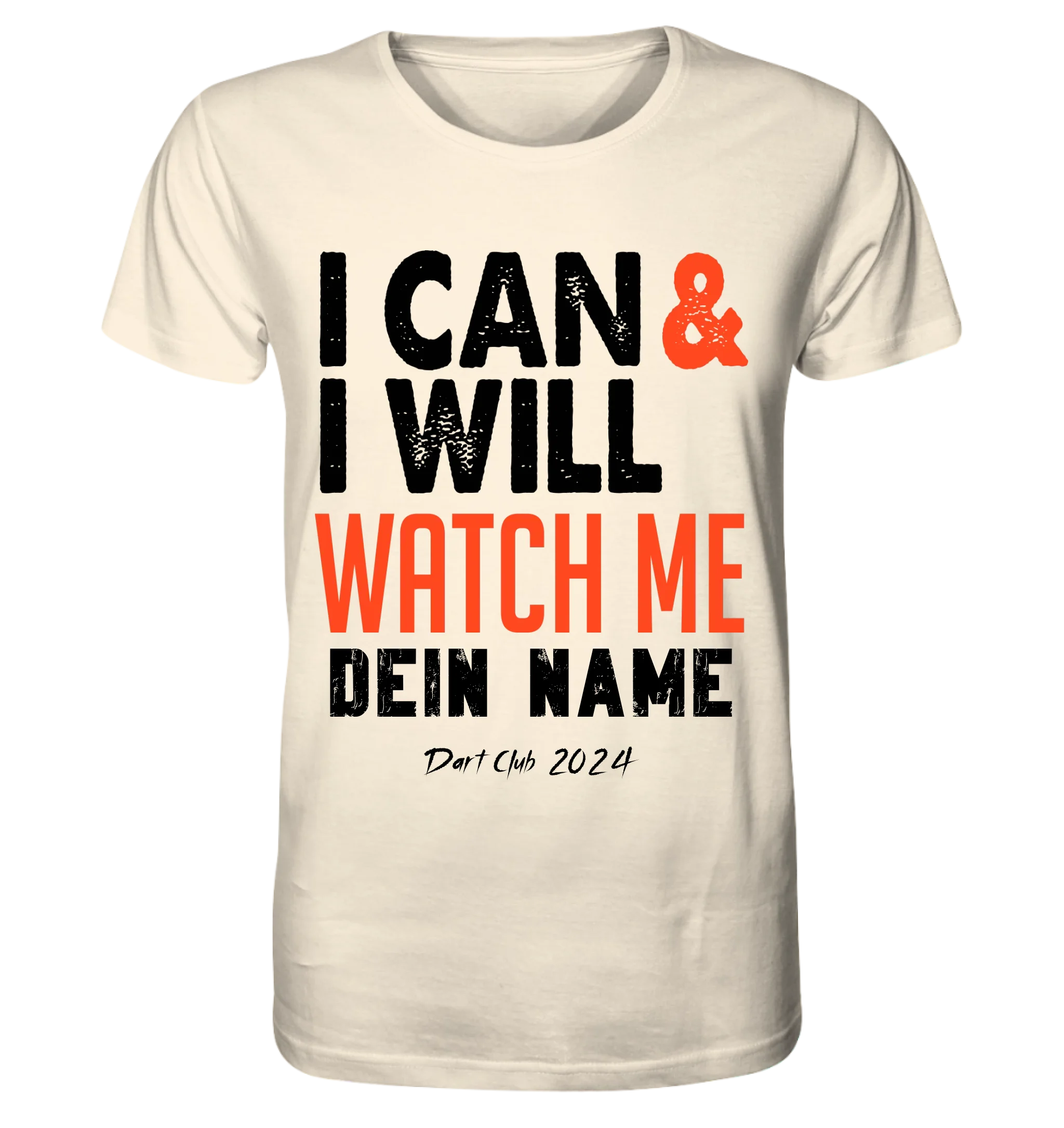 I CAN & I WILL • Unisex Premium T-Shirt XS-5XL aus Bio-Baumwolle für Damen & Herren • Exklusivdesign • personalisiert