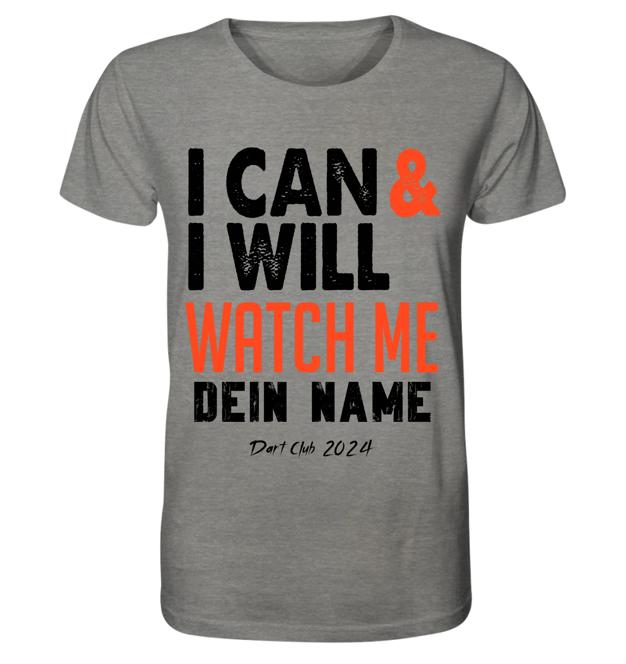 I CAN & I WILL • Unisex Premium T-Shirt XS-5XL aus Bio-Baumwolle für Damen & Herren • Exklusivdesign • personalisiert