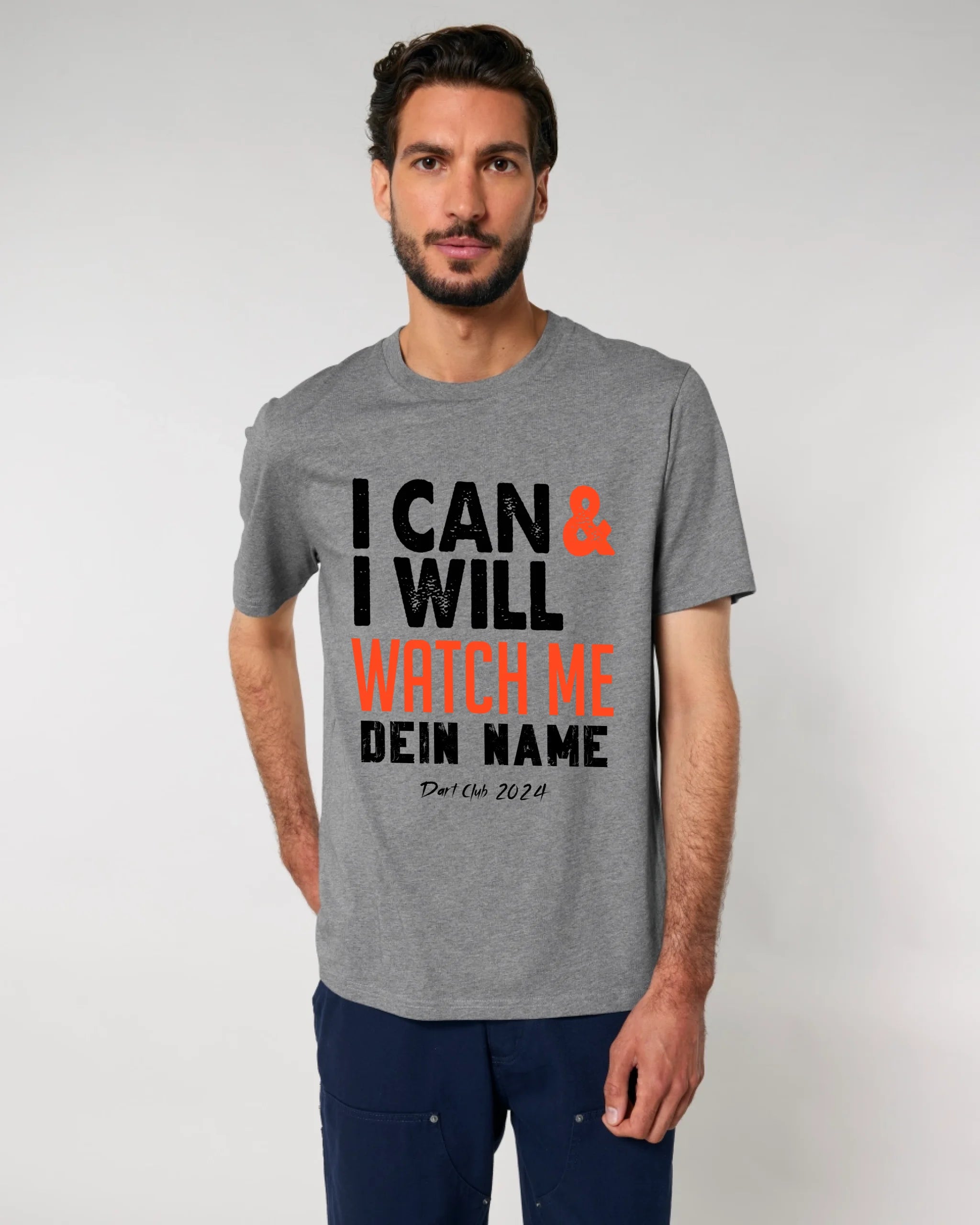 I CAN & I WILL • Unisex Premium T-Shirt XS-5XL aus Bio-Baumwolle für Damen & Herren • Exklusivdesign • personalisiert