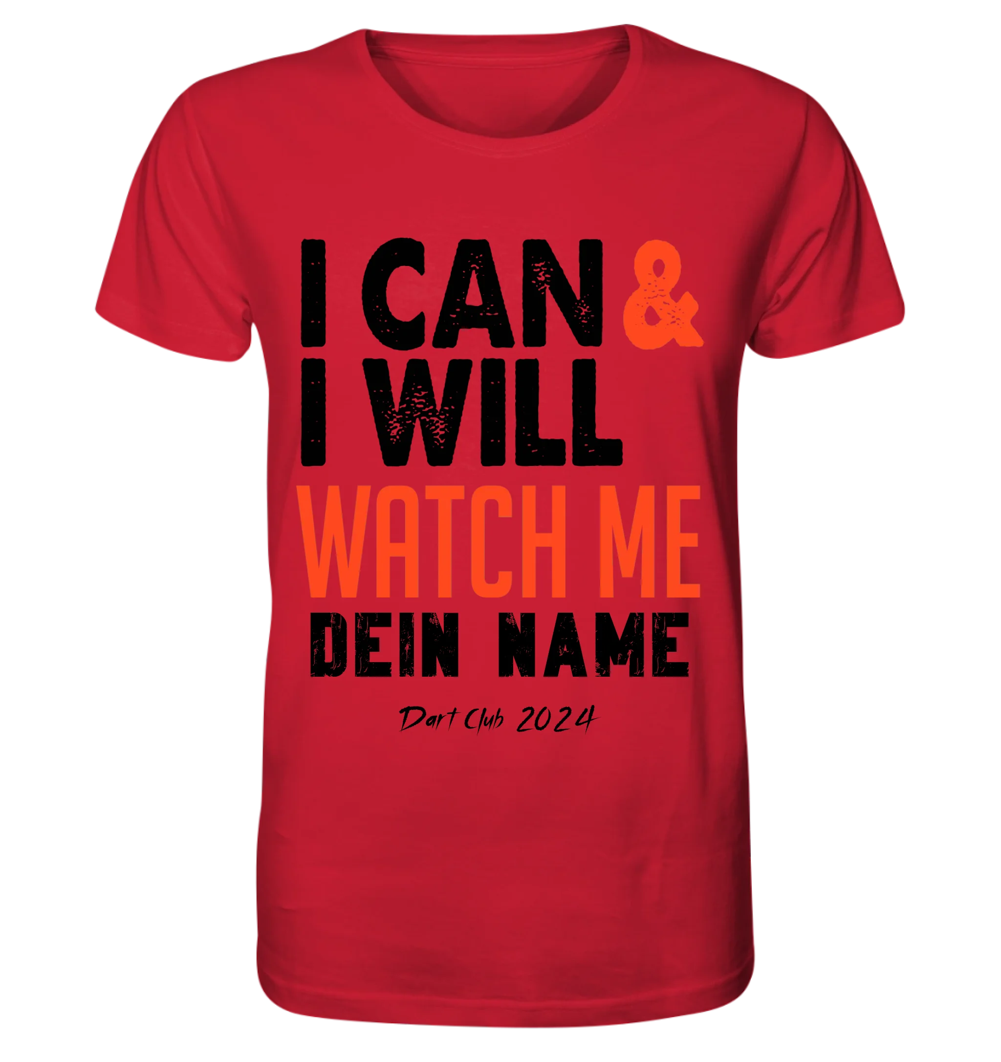 I CAN & I WILL • Unisex Premium T-Shirt XS-5XL aus Bio-Baumwolle für Damen & Herren • Exklusivdesign • personalisiert