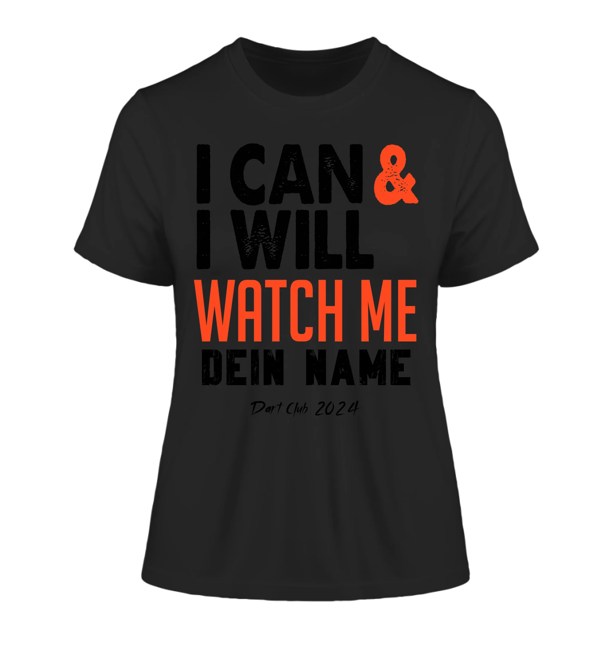 I CAN & I WILL • Ladies Premium T-Shirt XS-2XL aus Bio-Baumwolle für Damen • Exklusivdesign • personalisiert