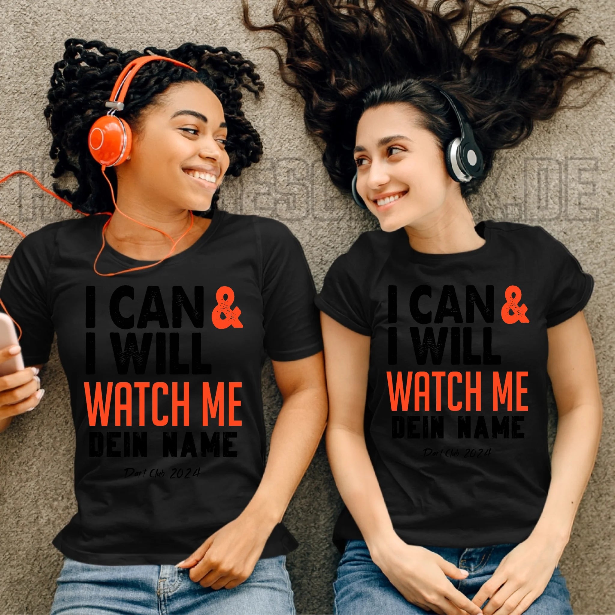 I CAN & I WILL • Ladies Premium T-Shirt XS-2XL aus Bio-Baumwolle für Damen • Exklusivdesign • personalisiert