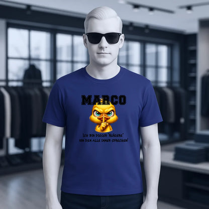 Smart Duck + WUNSCHNAME • Unisex Premium T-Shirt XS-5XL aus Bio-Baumwolle für Damen & Herren • Exklusivdesign • personalisiert