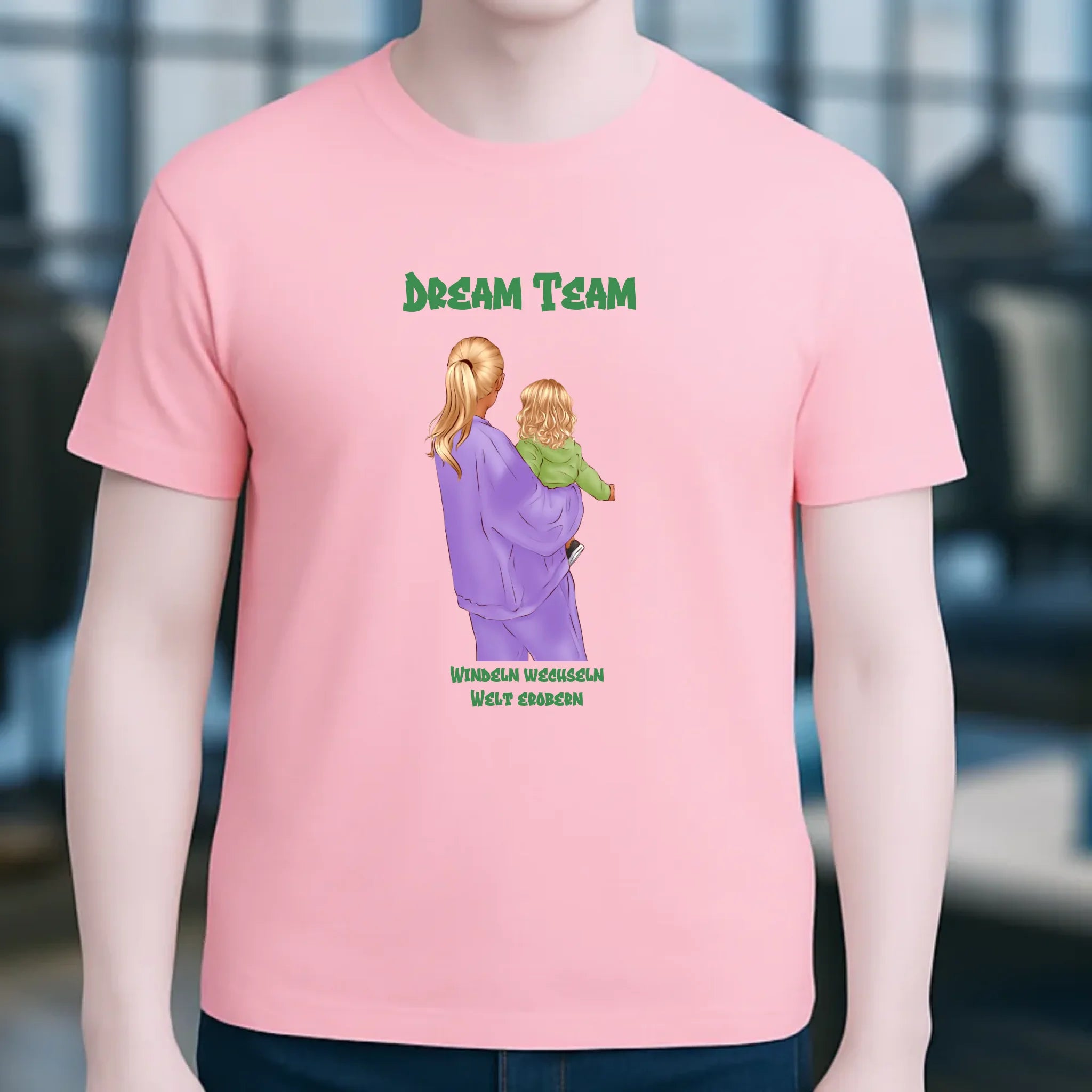 Mutter & Baby Designer • Unisex T-Shirt für Damen & Herren • Bio • personalisierbar