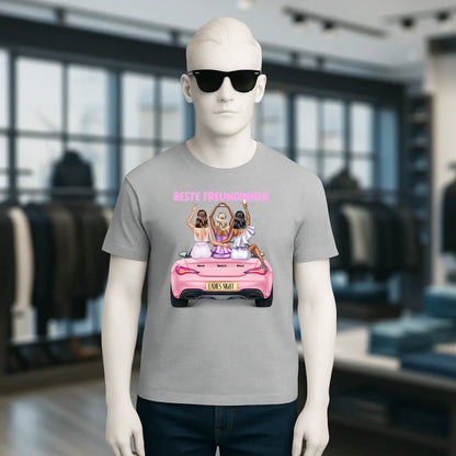 Vegas Girls • 1-3 Frauen • mit Wunschtext • Unisex T-Shirt für Damen & Herren • Bio • personalisiert