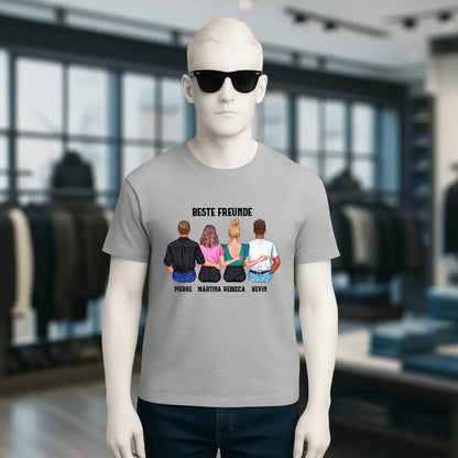 MIX Paare / Freunde • diverse Kombinationen mit Wunschtext • personalisierbar • Unisex T-Shirt für Herren & Damen • Bio