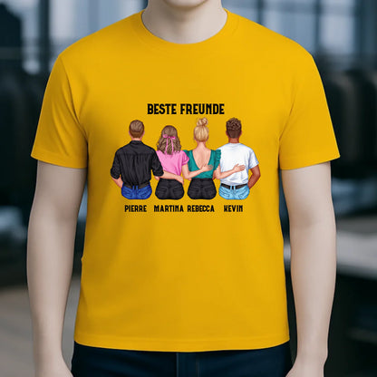 MIX Paare / Freunde • diverse Kombinationen mit Wunschtext • personalisierbar • Unisex T-Shirt für Herren & Damen • Bio