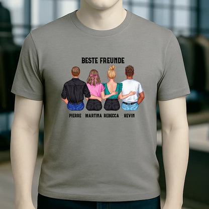 MIX Paare / Freunde • diverse Kombinationen mit Wunschtext • personalisierbar • Unisex T-Shirt für Herren & Damen • Bio