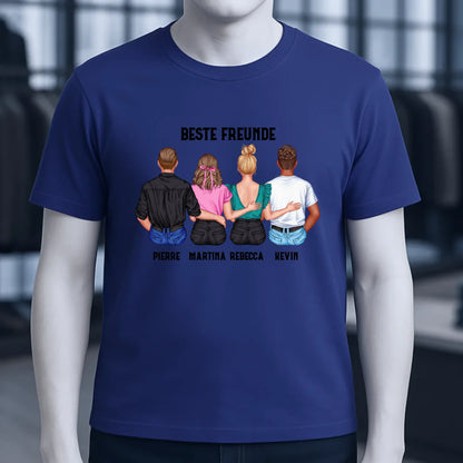MIX Paare / Freunde • diverse Kombinationen mit Wunschtext • personalisierbar • Unisex T-Shirt für Herren & Damen • Bio