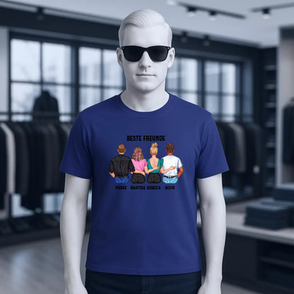MIX Paare / Freunde • diverse Kombinationen mit Wunschtext • personalisierbar • Unisex T-Shirt für Herren & Damen • Bio