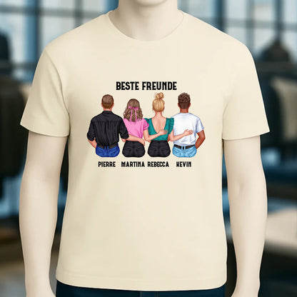 MIX Paare / Freunde • diverse Kombinationen mit Wunschtext • personalisierbar • Unisex T-Shirt für Herren & Damen • Bio