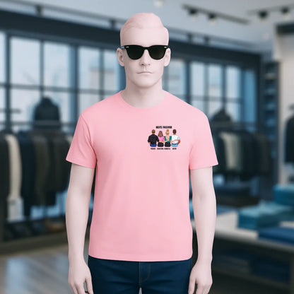 MIX Paare / Freunde • beidseitiger Druck • diverse Kombinationen mit Wunschtext • Unisex T-Shirt für Damen & Herren • Bio • personalisiert