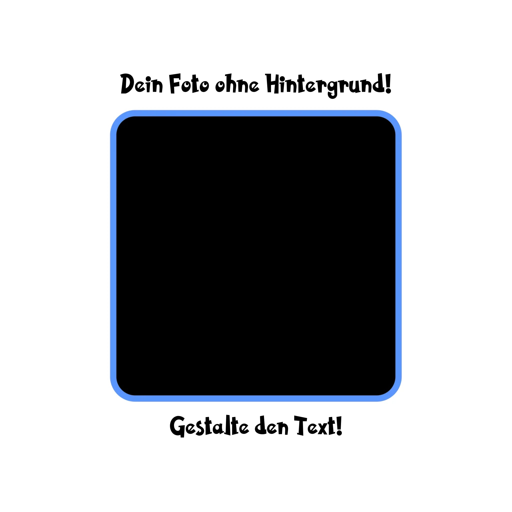 KI-Effekt: Dein Foto mit Hintergrundentferner • diverse personalisierbare Artikel