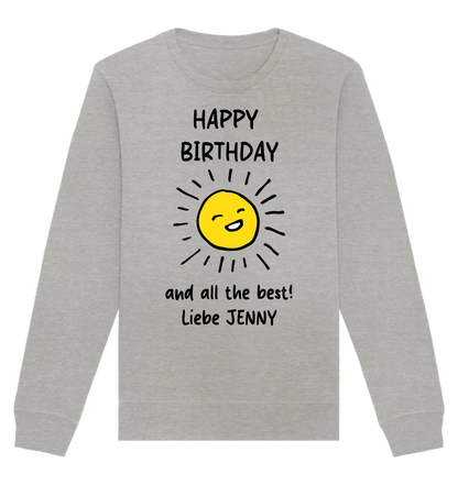 HalloGeschenk.de front-organic-basic-unisex-sweatshirt-c2c1c0-1116x