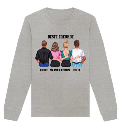 HalloGeschenk.de front-organic-basic-unisex-sweatshirt-c2c1c0-1116x
