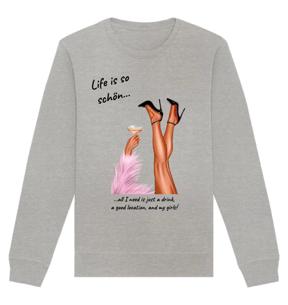 HalloGeschenk.de front-organic-basic-unisex-sweatshirt-c2c1c0-1116x